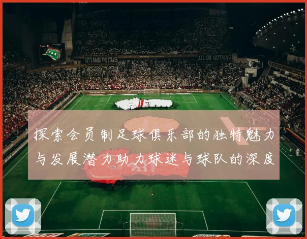 探索会员制足球俱乐部的独特魅力与发展潜力助力球迷与球队的深度互动